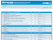 Tablet Screenshot of forums.blumentals.net
